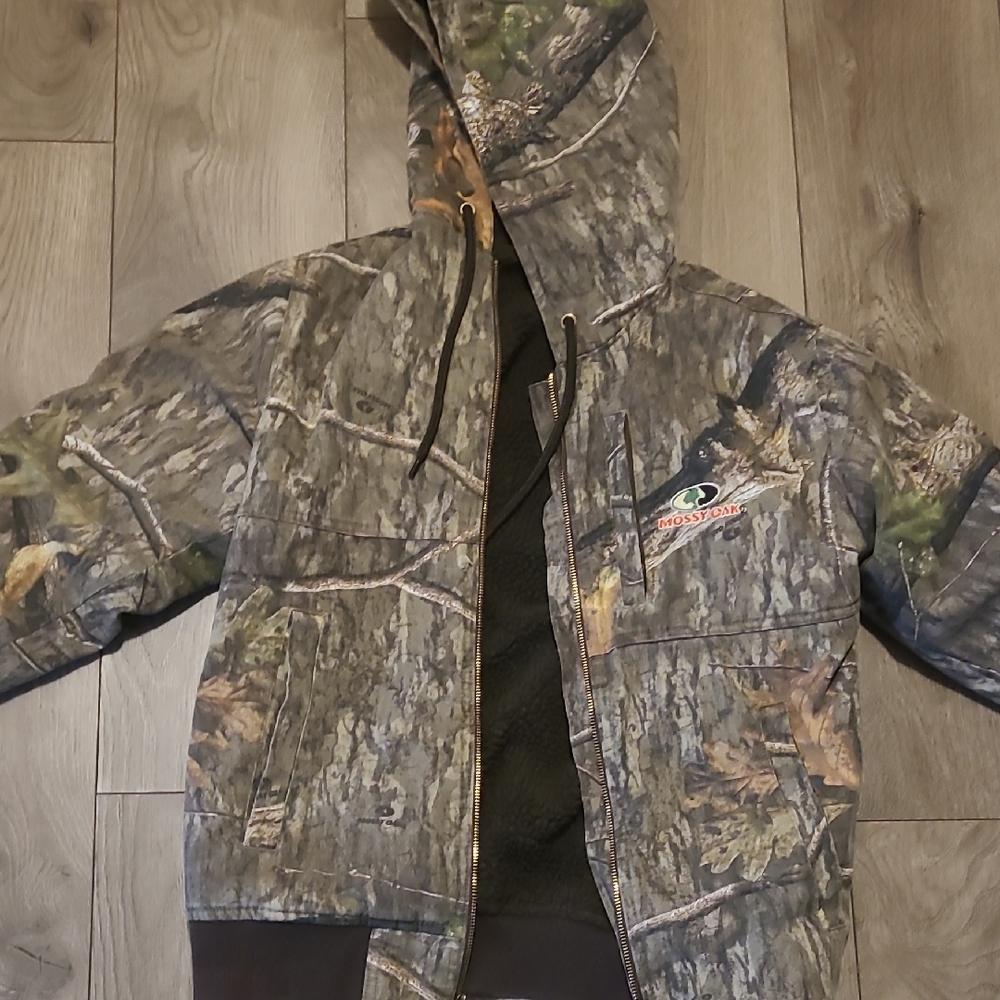 Mossy Oak Camouflage Kids Puffer Jacket